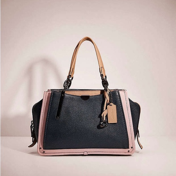 Coach Dreamer crossbody satchel bag in color block - Picture 5 of 16